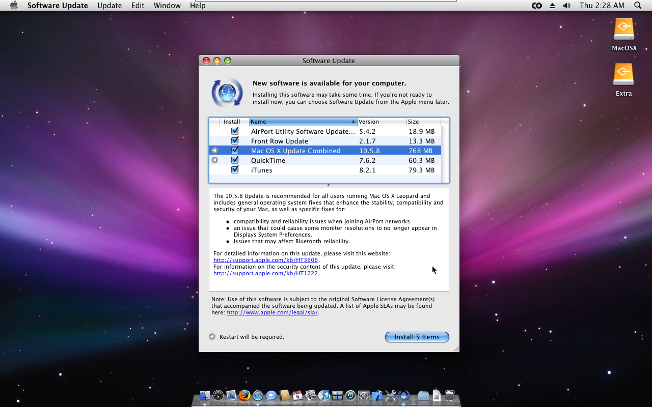 Mac os x 10.5 8 install dvd download windows 7
